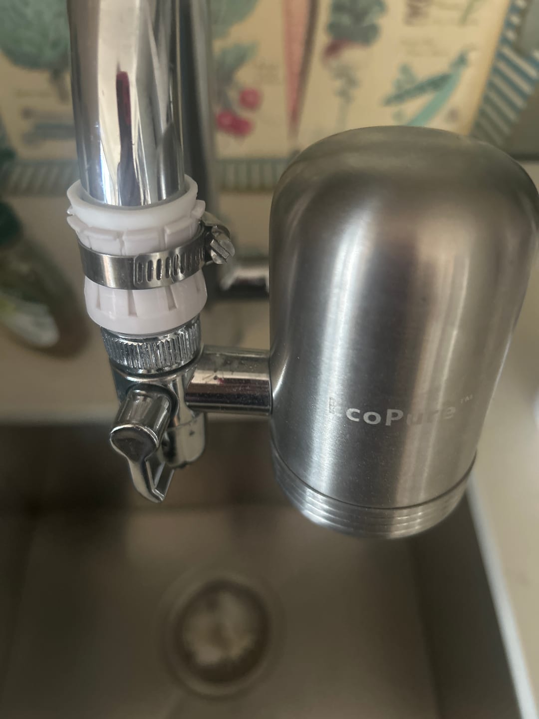 Customer photo review of EcoPure™ Tap Filter — Reduces PFAS, Chlorine & Microplastics. Clean Water in 60 Seconds