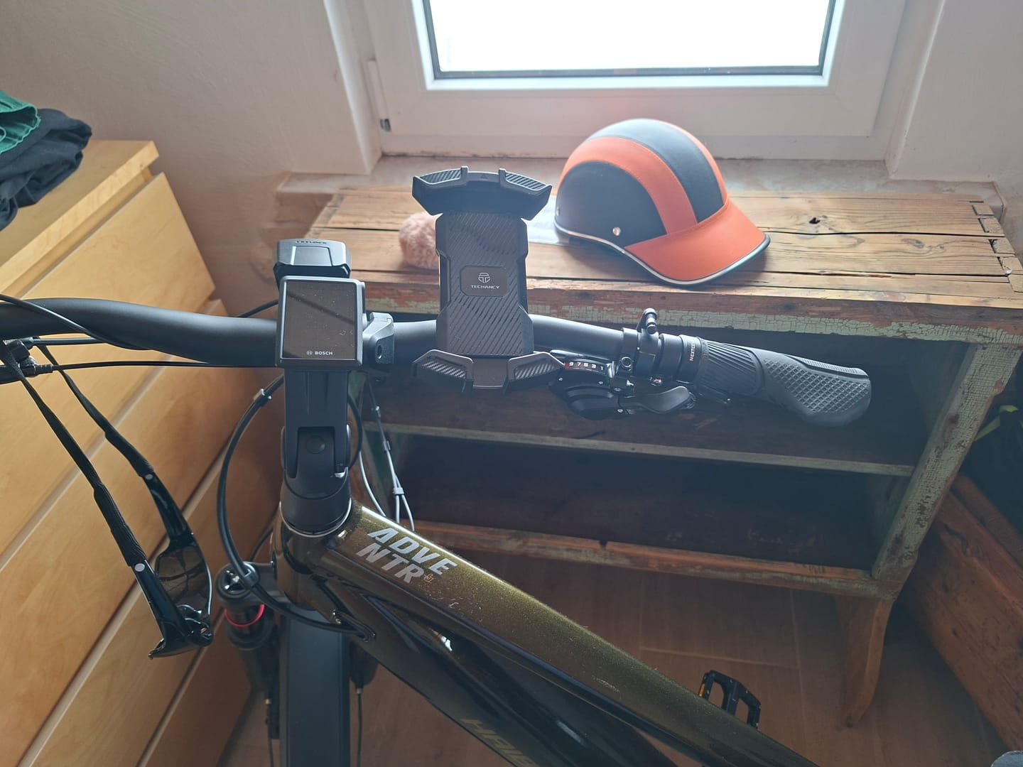 Customer photo review of Velogrip Fahrrad Handyhalterung