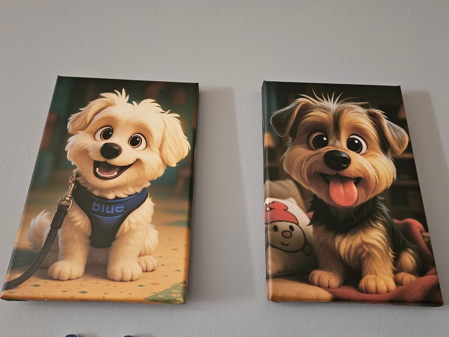 Customer photo review of Personalisierte Leinwand - Animiertes Portrait