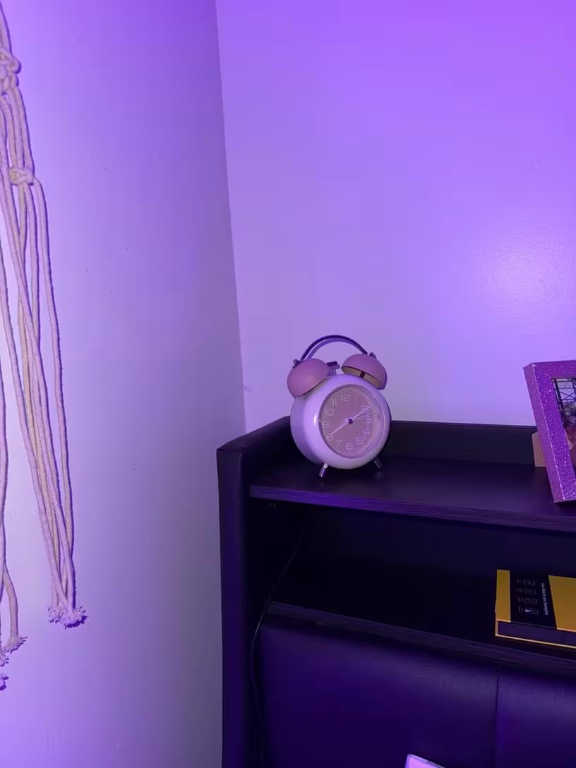 Customer photo review of Pastel Alarm Clock