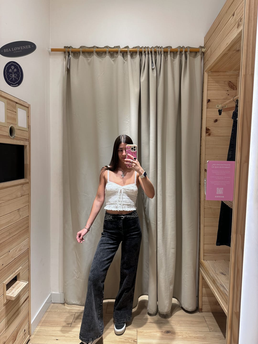 Customer photo review of Pantalón Pretina Ojal Black