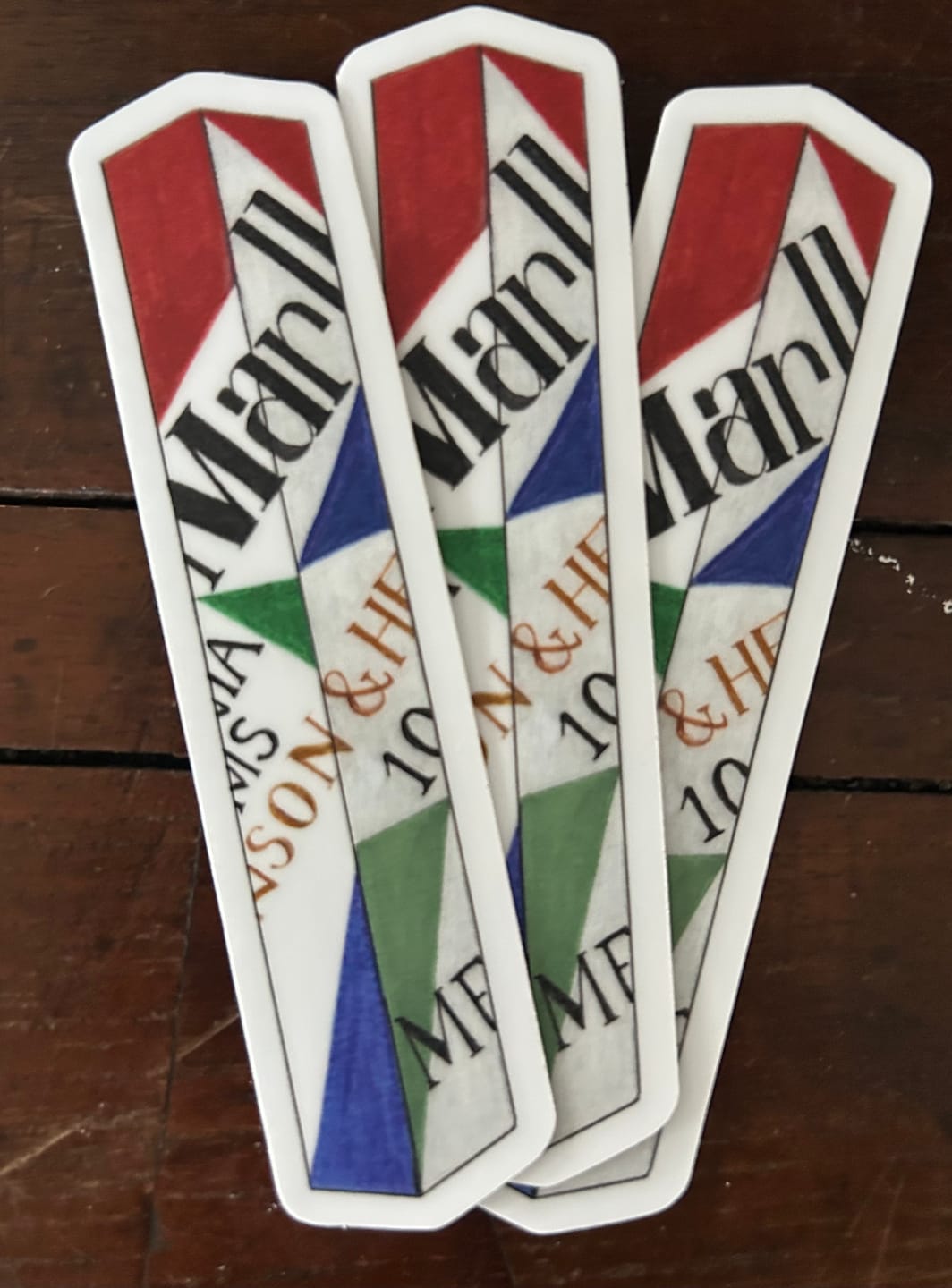 Customer photo review of Cut to Shape Stickers