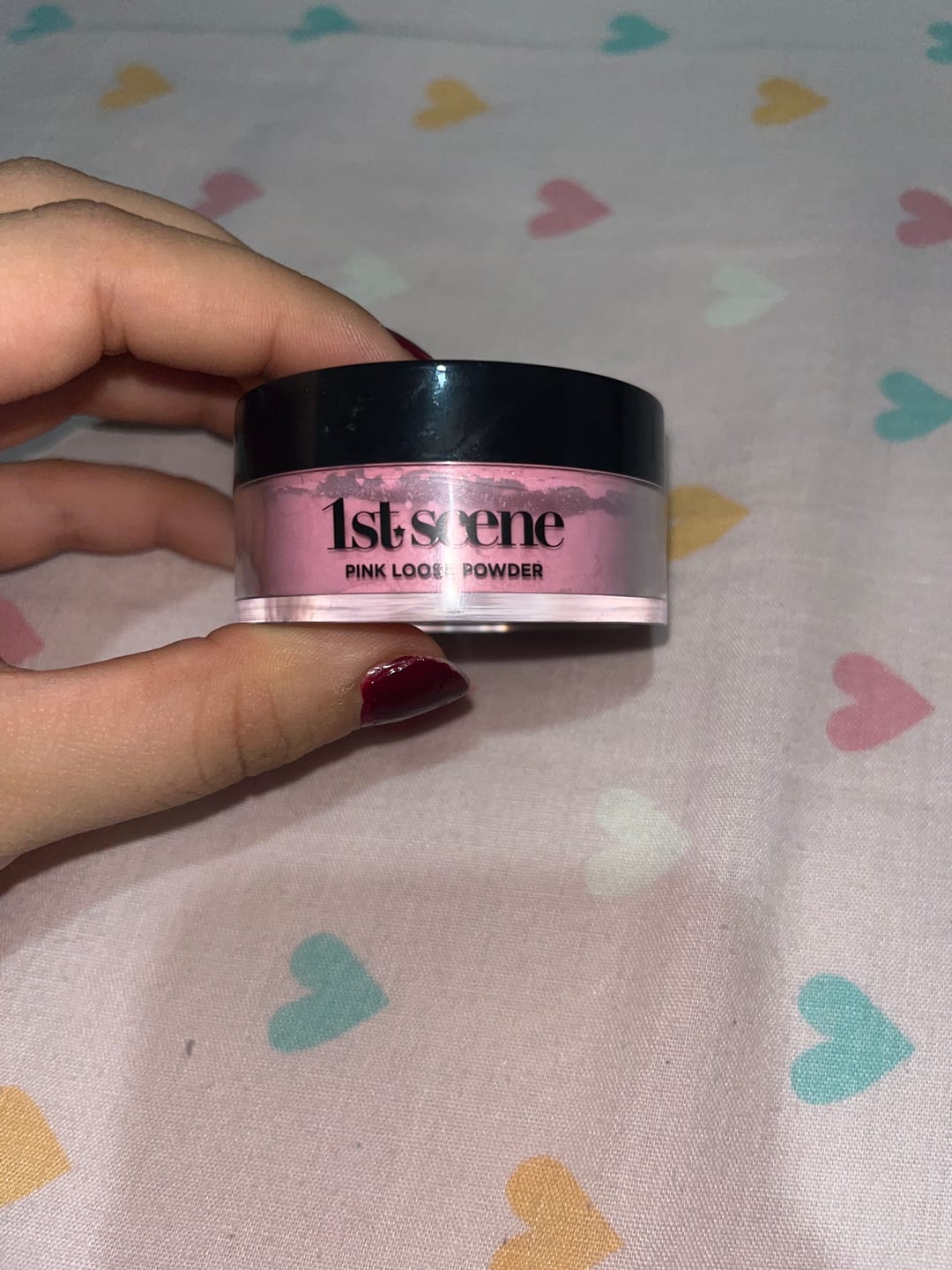 Customer photo review of POLVO SUELTO ROSADO 1ST SCENE