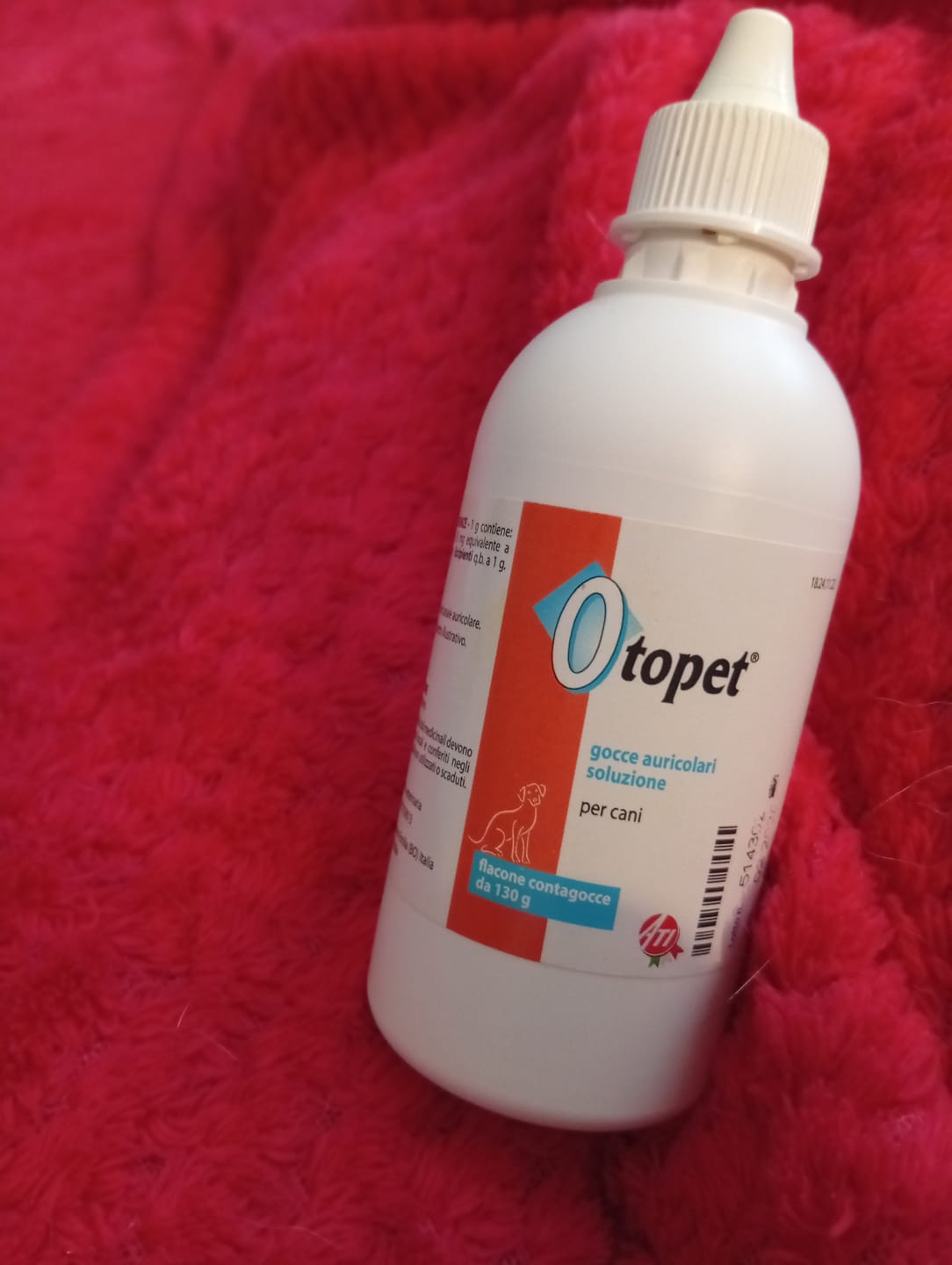 Customer photo review of OTOPET 130 g – Trattamento delle otiti esterne acute e croniche
