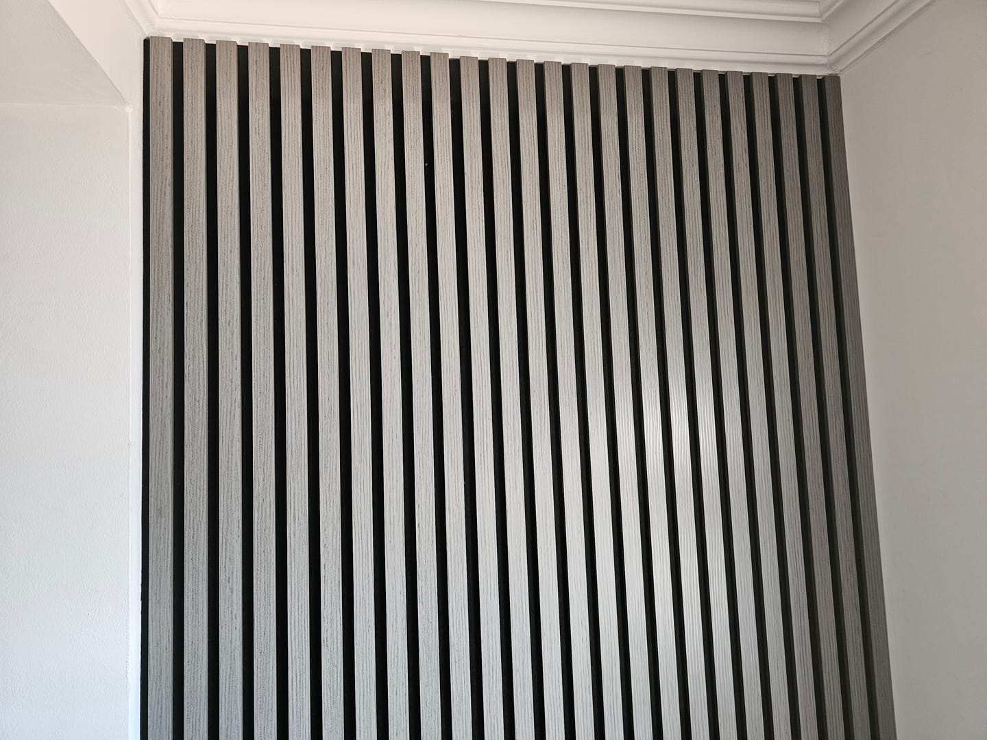 Customer photo review of Premium Acoustic Wall Panels - Light Grey