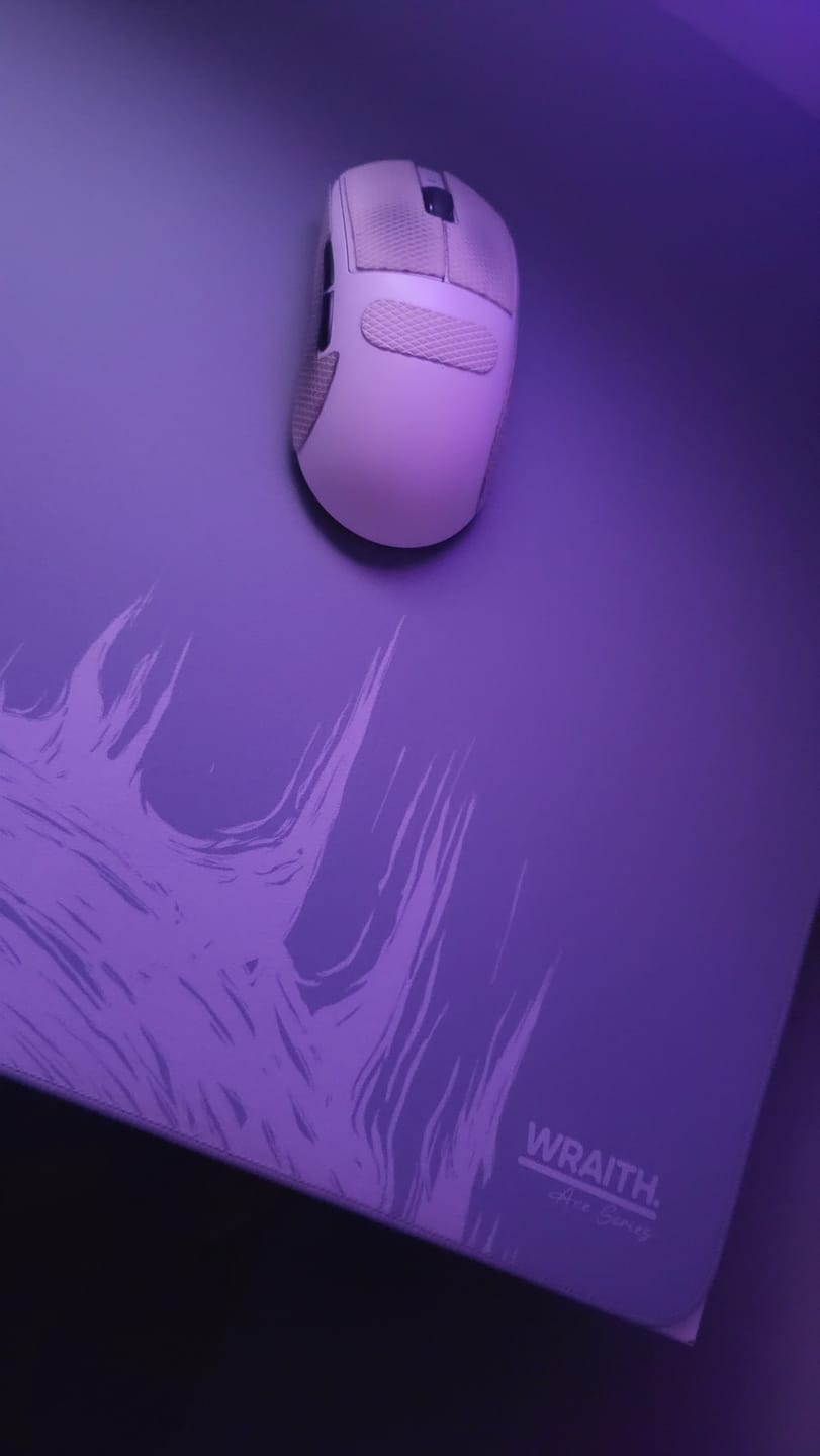 Customer photo review of Wraith Ace Series Poron Mousepad