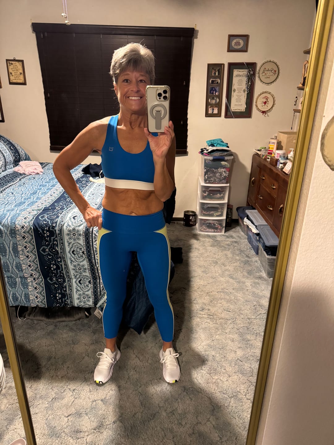 Customer photo review of BOLD Criss-Cross Sports Bra