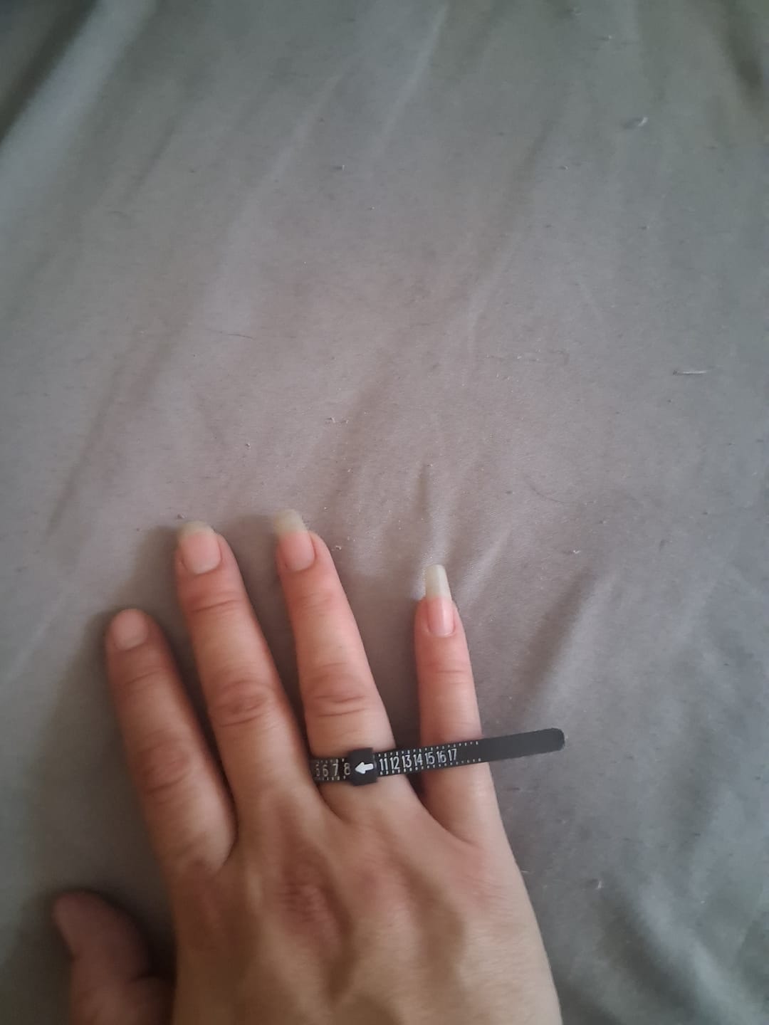 Customer photo review of FREE RING SIZER