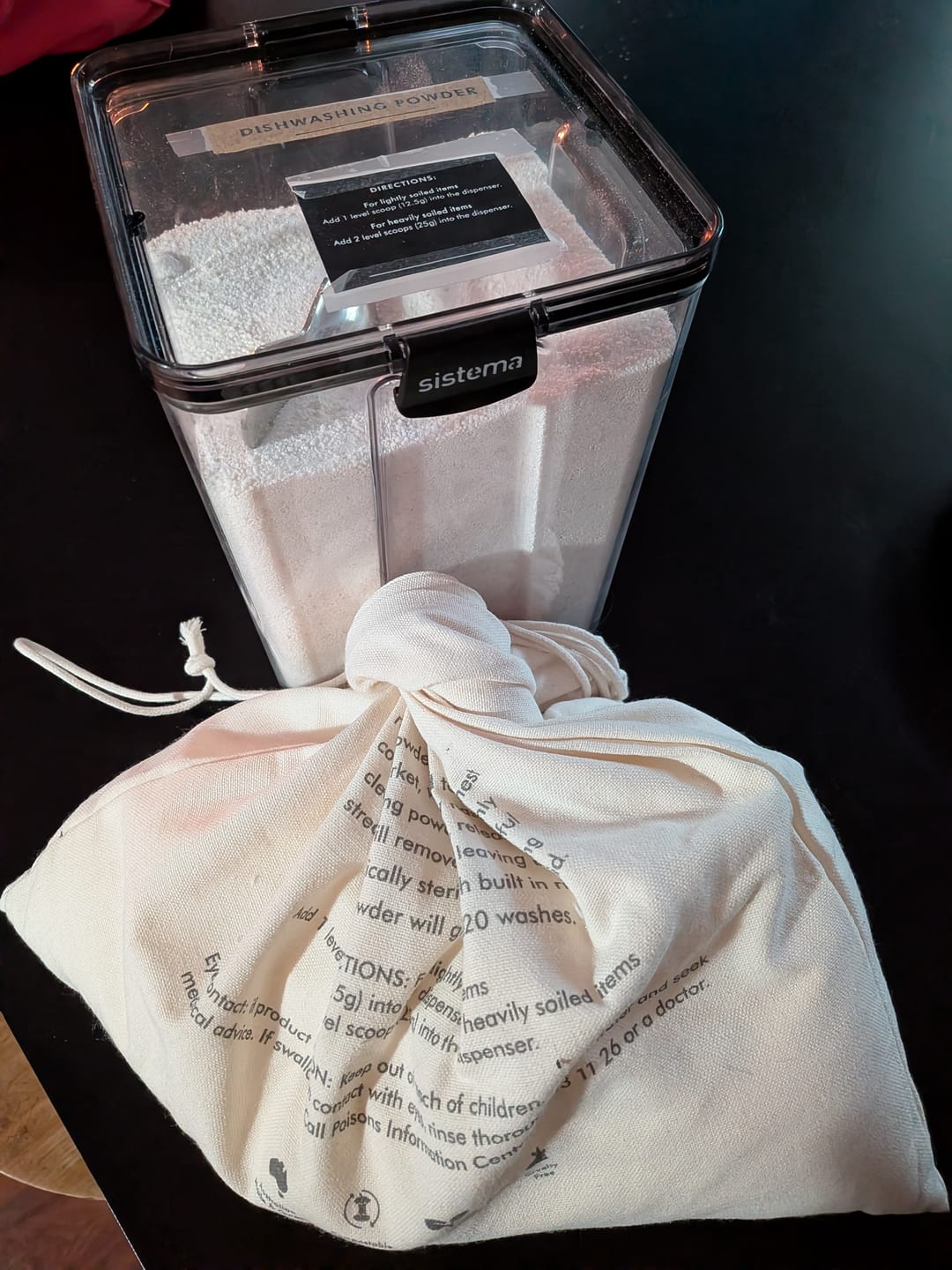 Customer photo review of Dishwashing Powder