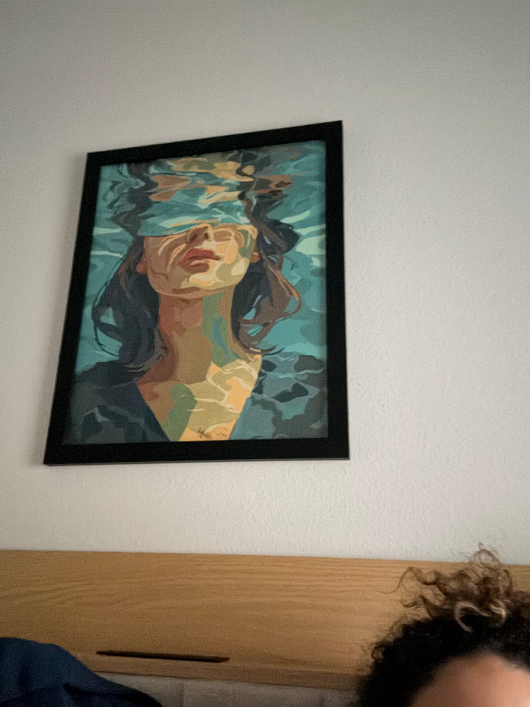 Customer photo review of Under | Paint by Number