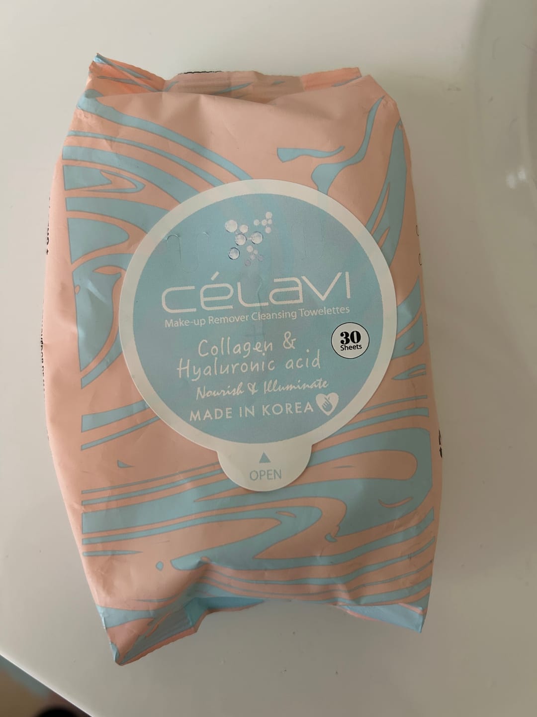 Customer photo review of K Beauty 30 Pack Wipes - Over 20 Assorted Essences