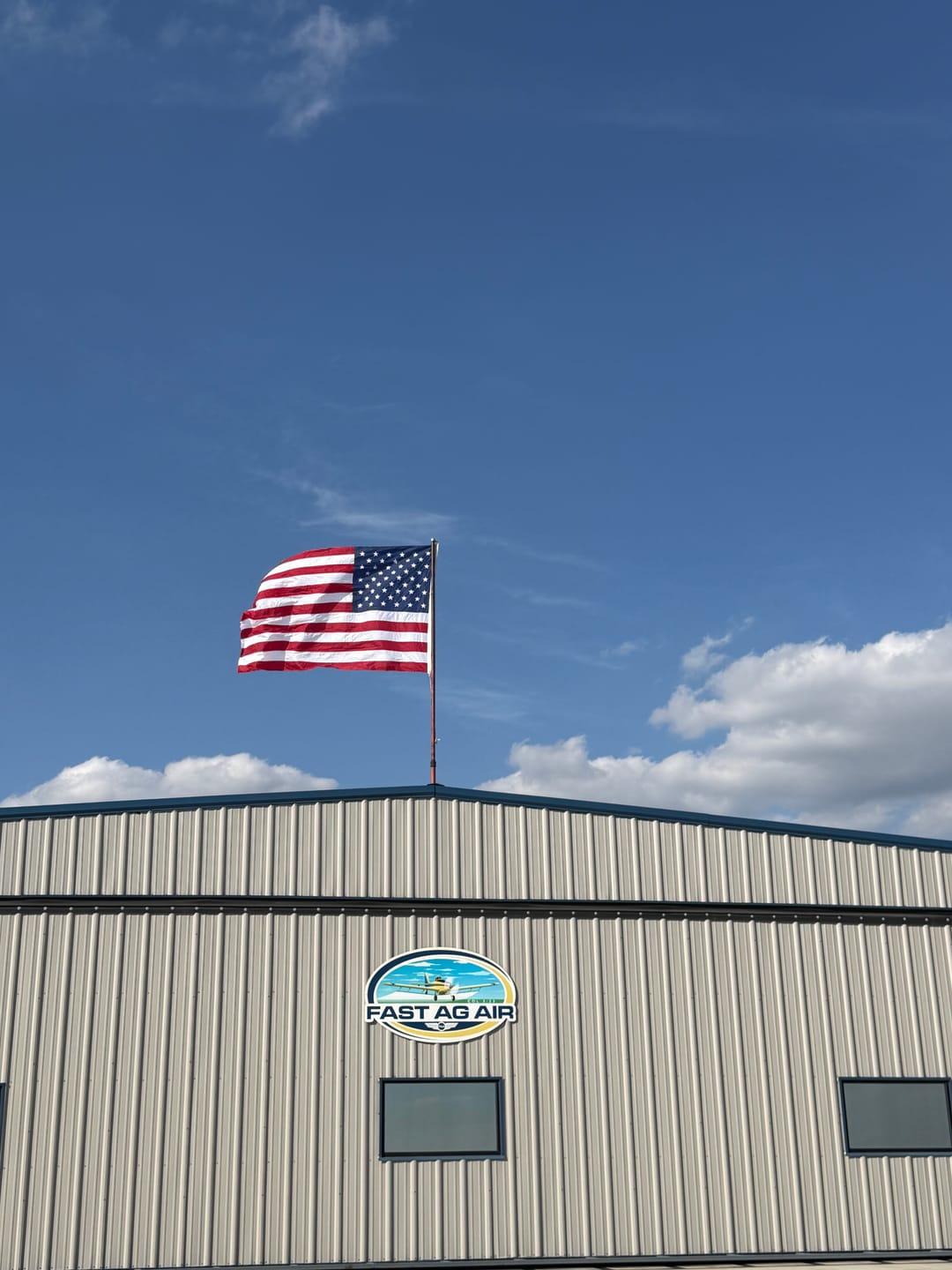 Customer photo review of 6' x 10' American Flag