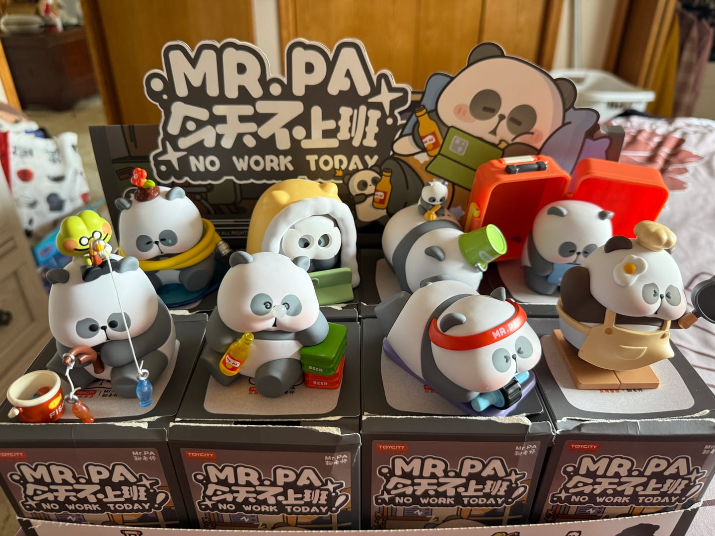 Customer photo review of MR.PA No Work Today Series Blind Box