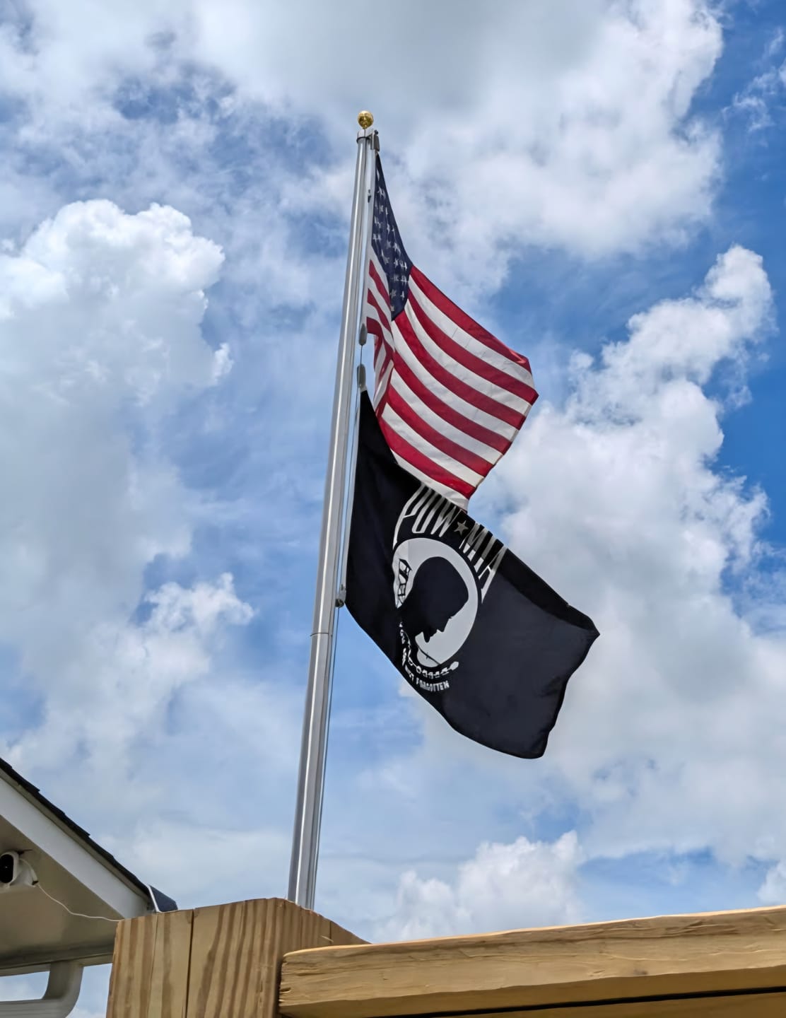 Customer photo review of Vinyl Flag Snap Cover