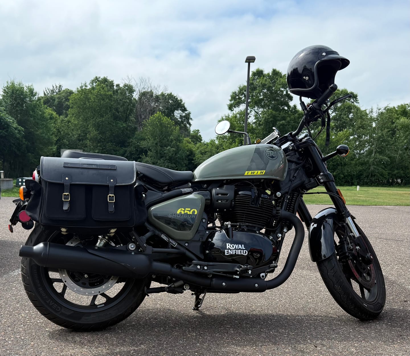 Customer photo review of expedition saddlebag