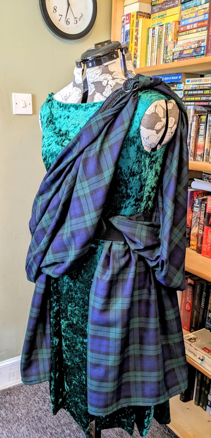 Customer photo review of PolyViscose Tartan Fabric