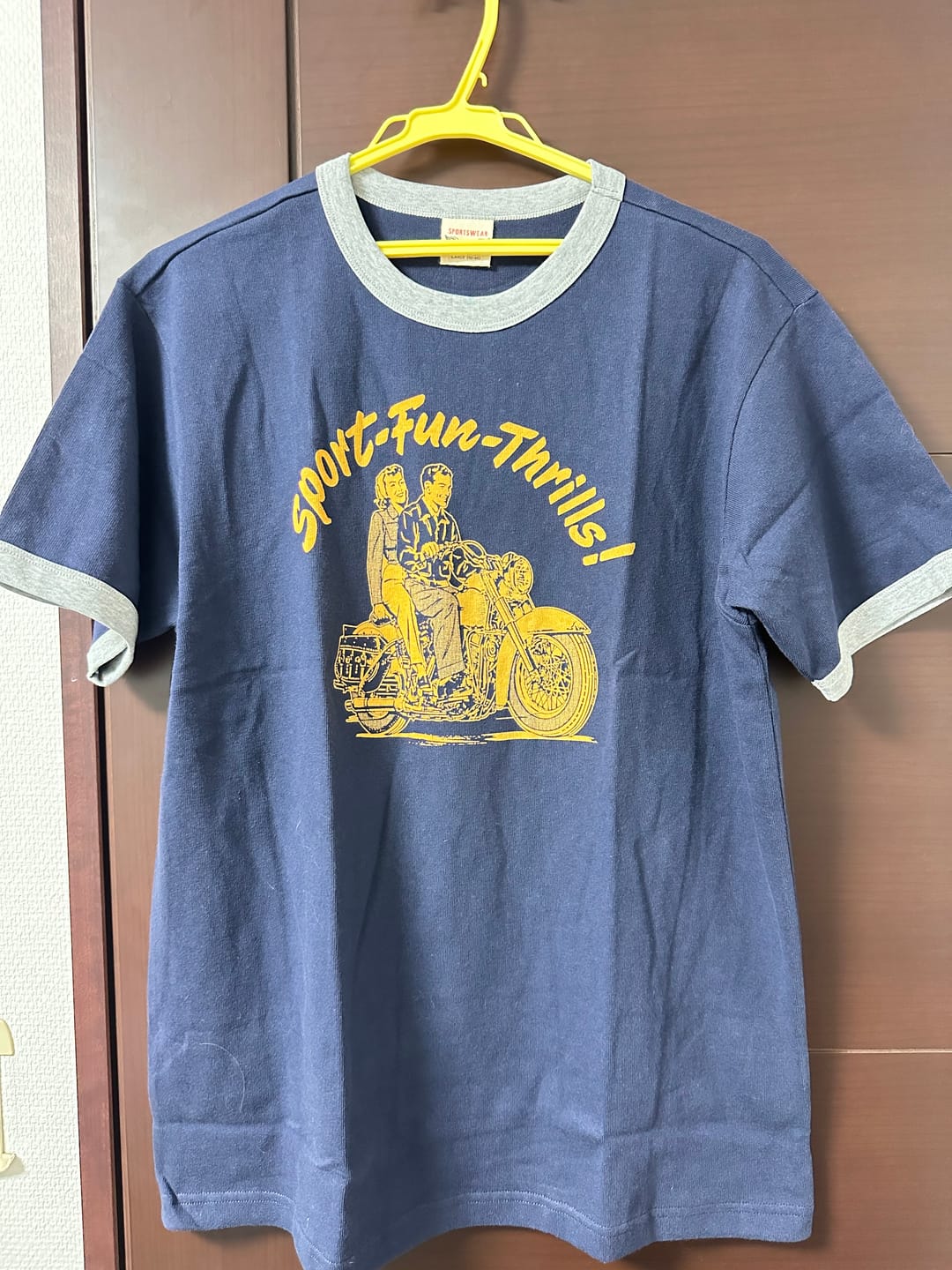 Customer photo review of 265ヘビーウェイト　バイクプリントリンガーTee
