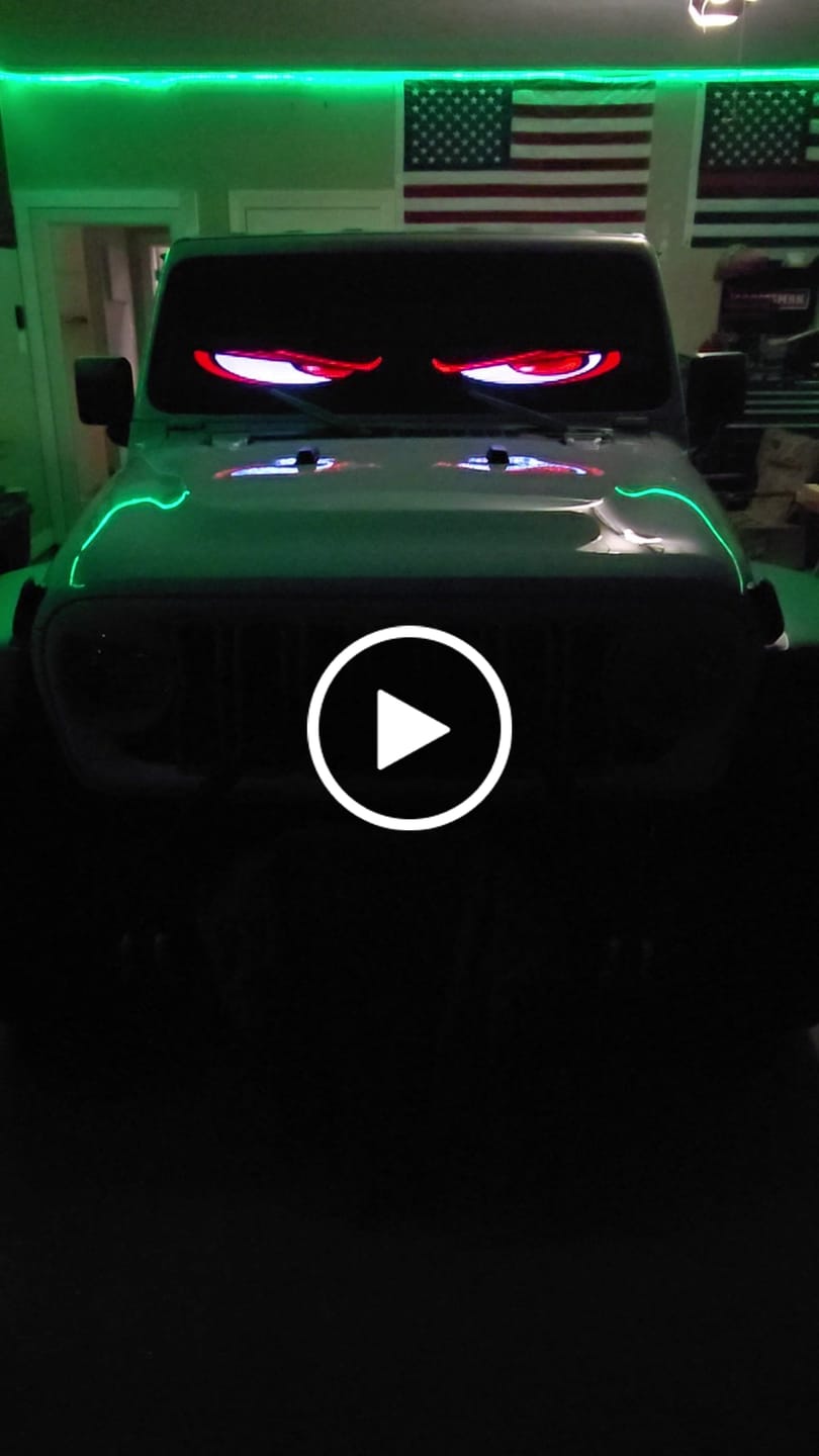 Customer video review of Electra Eyes - LED Animated Eyes