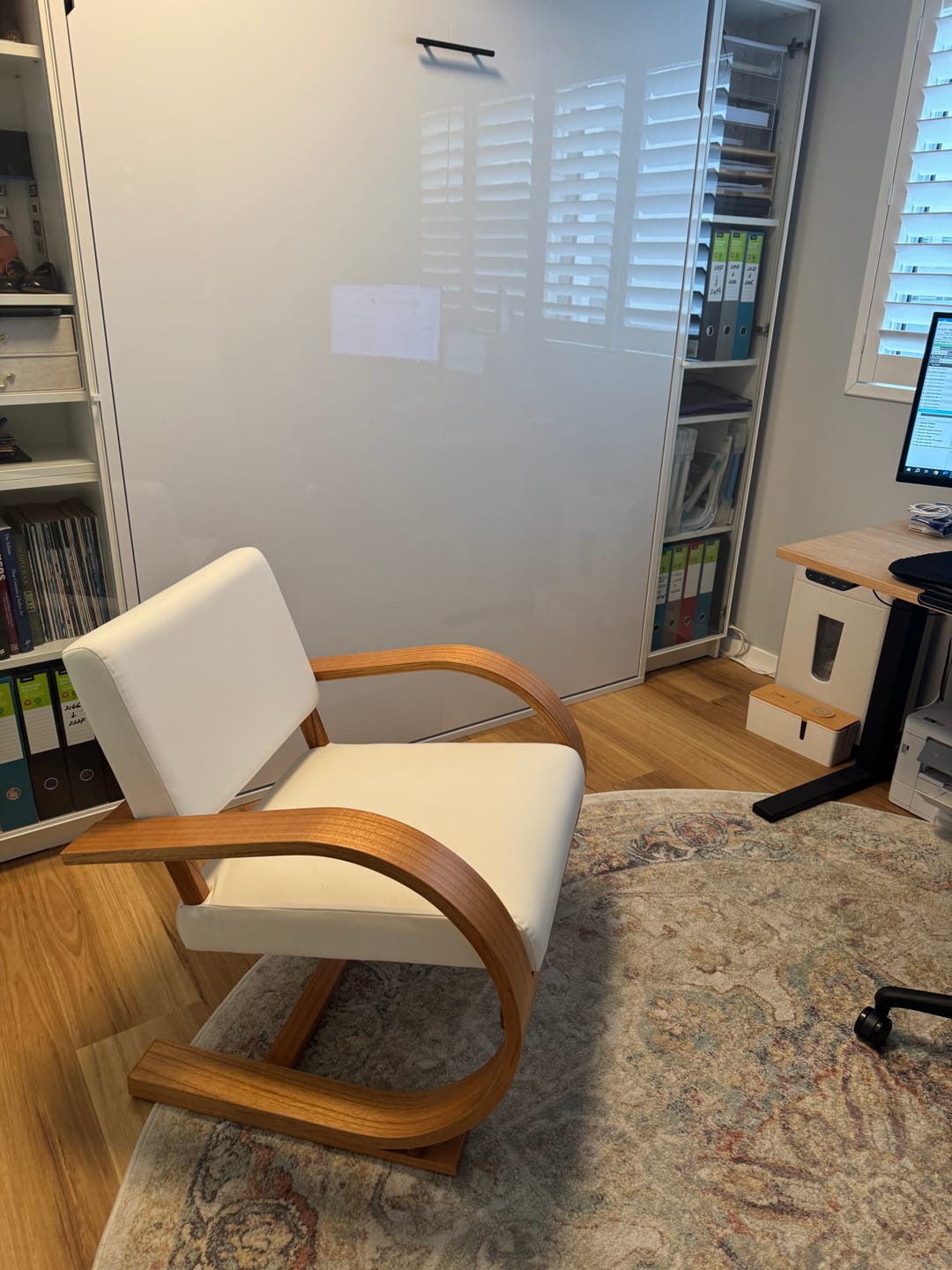 Customer photo review of French Modernist Armchair | Soft White