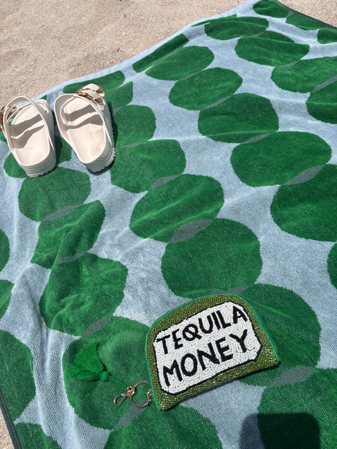 Customer photo review of Tequila Money Beaded Pouch