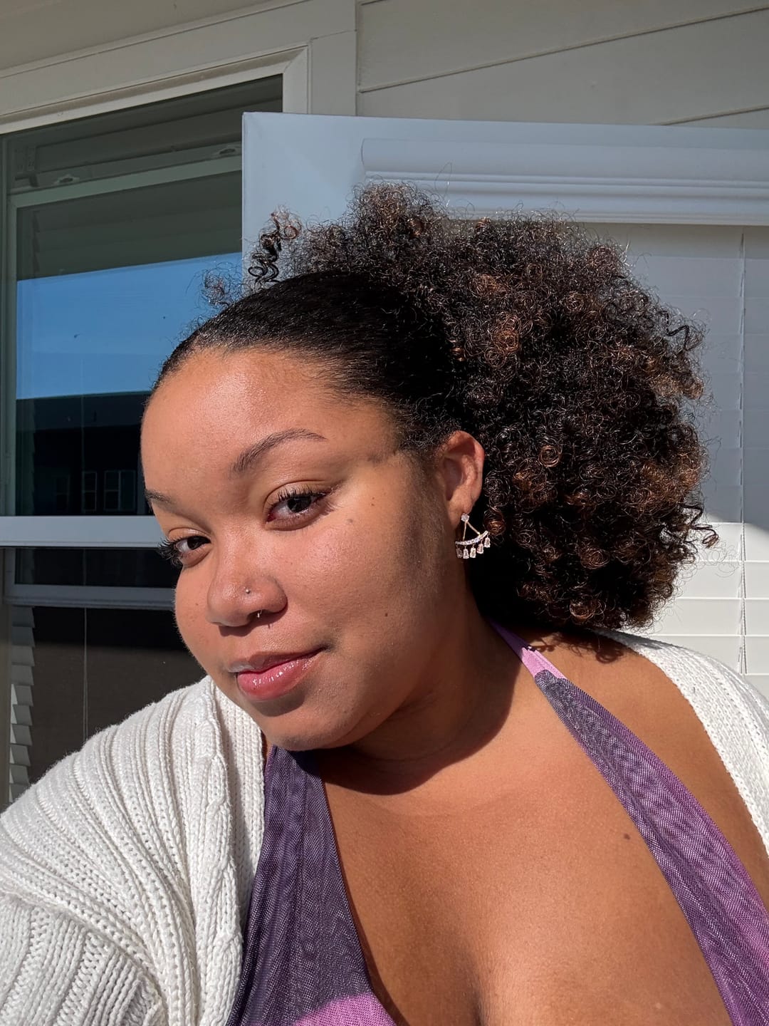 Customer photo review of Mayde Beauty Drawstring Ponytail - FRO DOLL