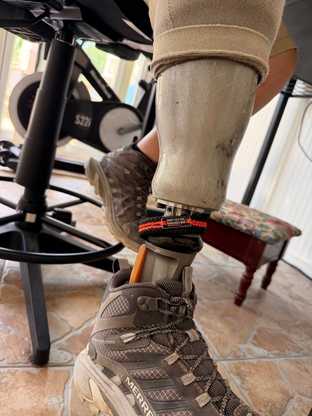 Customer photo review of Hard Days - Paracord Bracelet