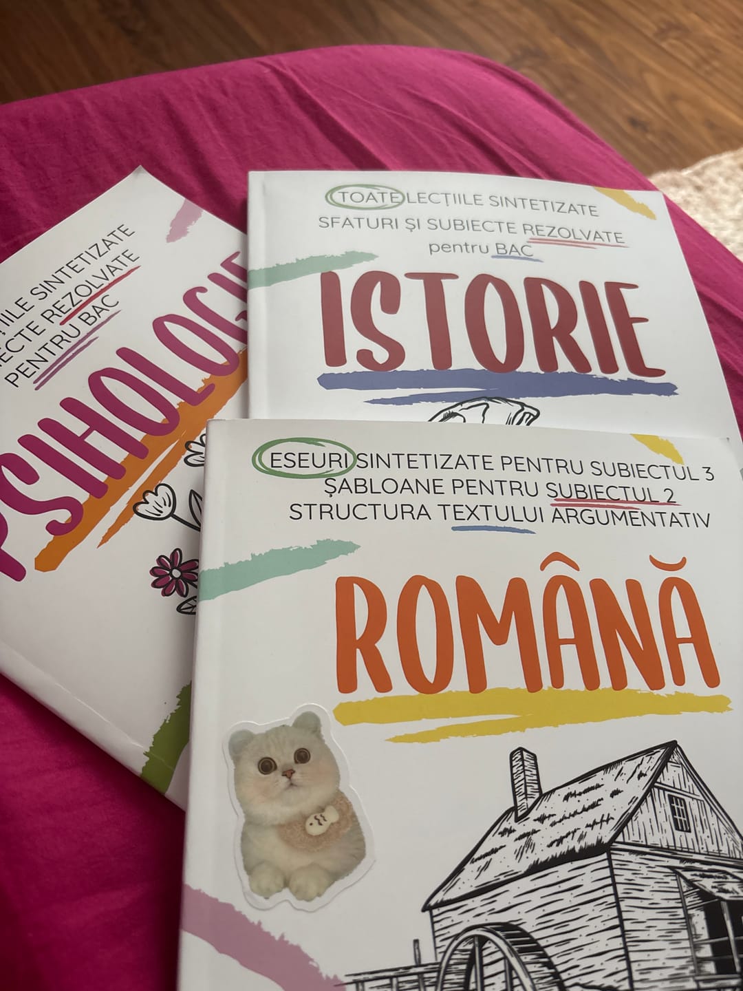 Customer photo review of Pachet Bacalaureat (Română + Istorie + Psihologie) Bacademia