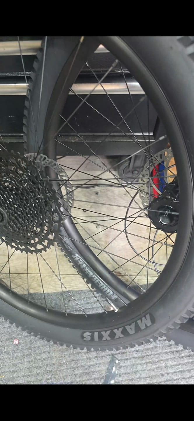 Customer photo review of Ribble Level 32 Boost Tubeless Ready Wheelset - 27.5" - Shimano HG - 6 Bolt Disc