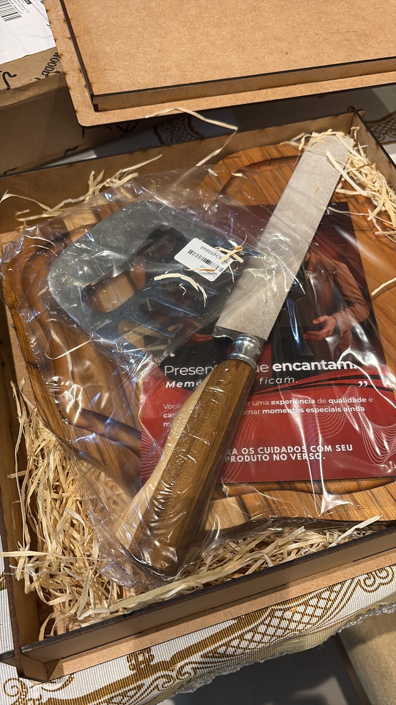 Customer photo review of Kit Churrasco Personalizado Edição Especial WOODBULL
