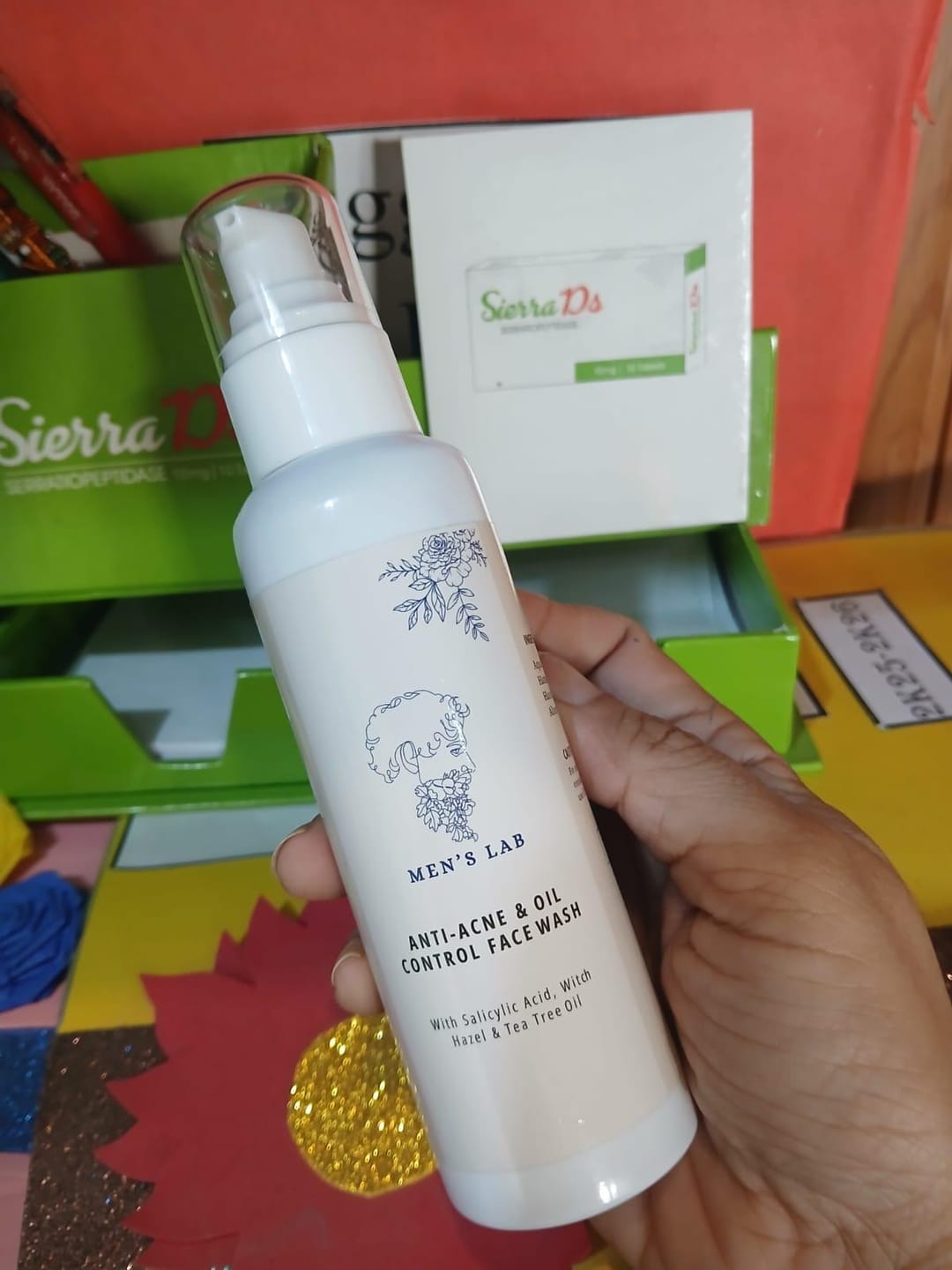 Customer photo review of Anti-Acne & Oil Control Facewash