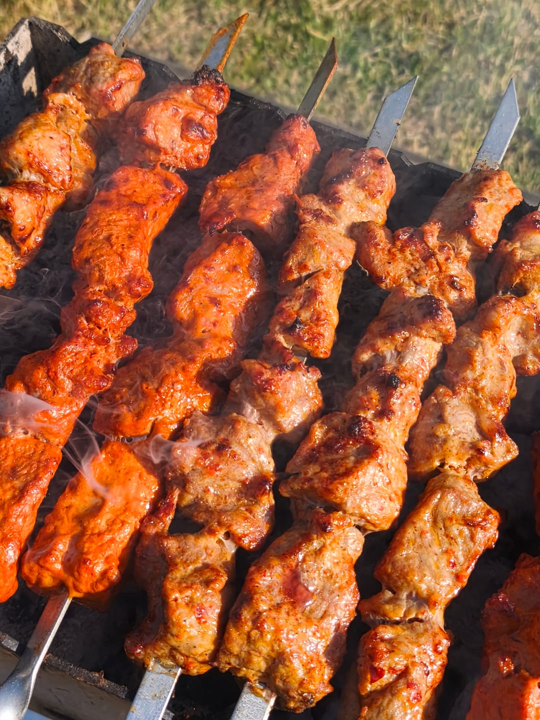 Customer photo review of Schweine-Schaschlik BBQ – süß-rauchige Marinade mit Honig | mySchaschlik