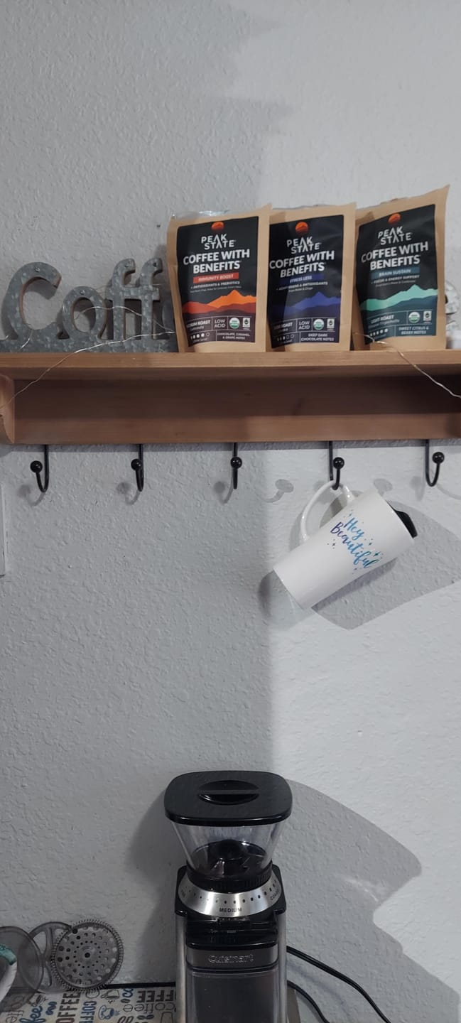 Customer photo review of Peak State Coffee Sampler