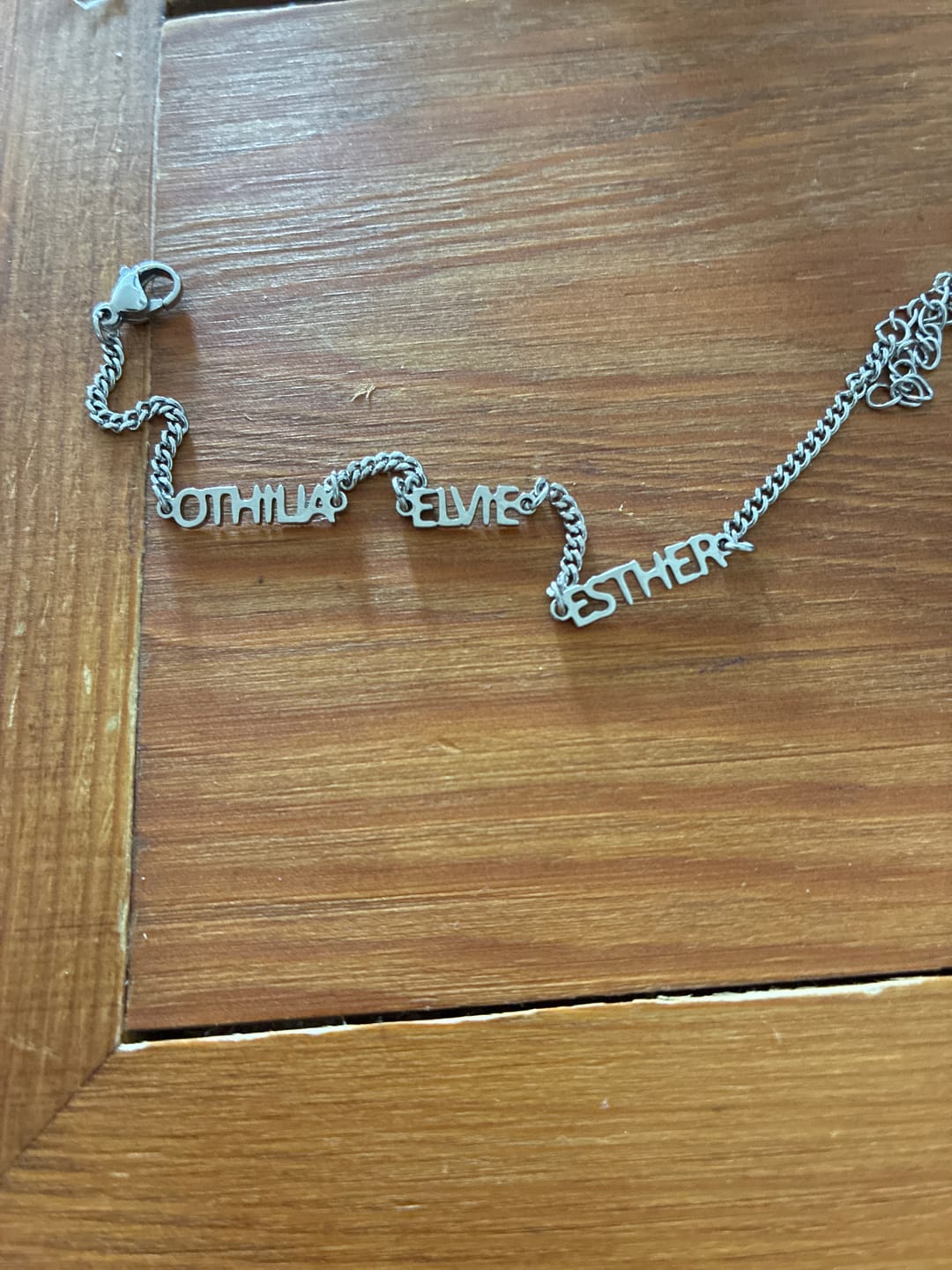 Customer photo review of Personligt namnarmband