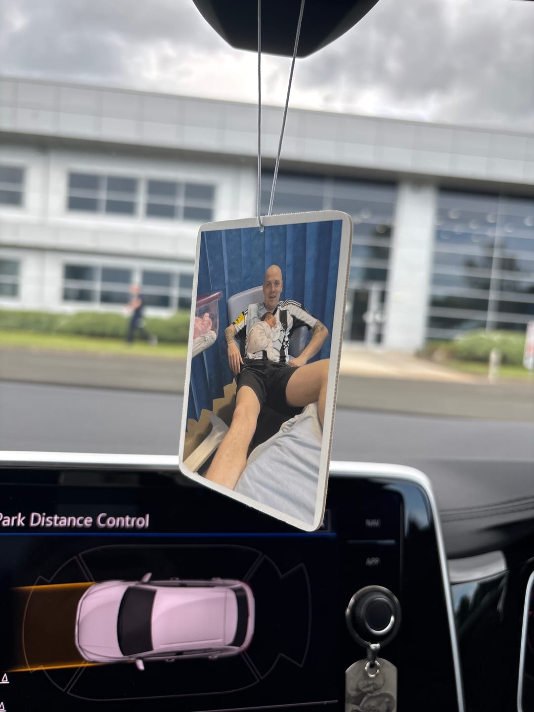 Customer photo review of Personalised Custom Car Air Freshener With Your Photo