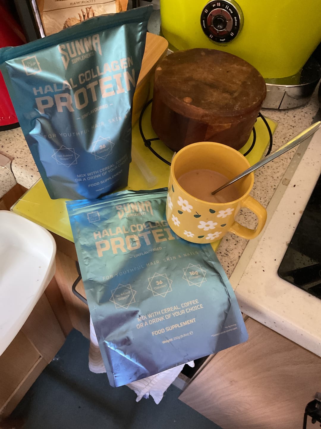 Customer photo review of Halal Collagen Protein