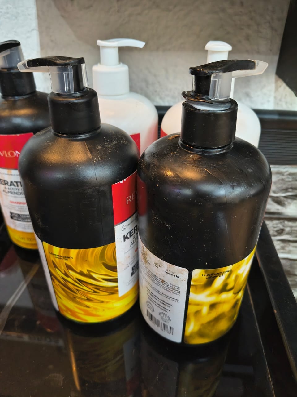 Customer photo review of Shampoo Aceite Almendras + Aminoácidos + Keratina Revlon