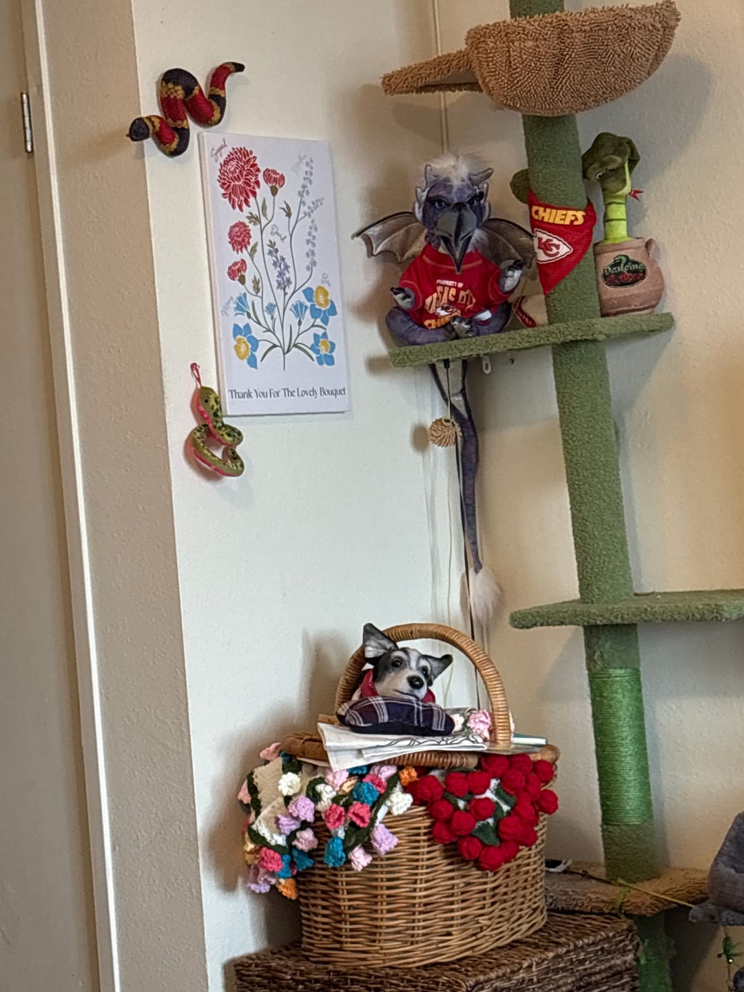 Customer photo review of Personalized Birth Flower Family Garden Canvas