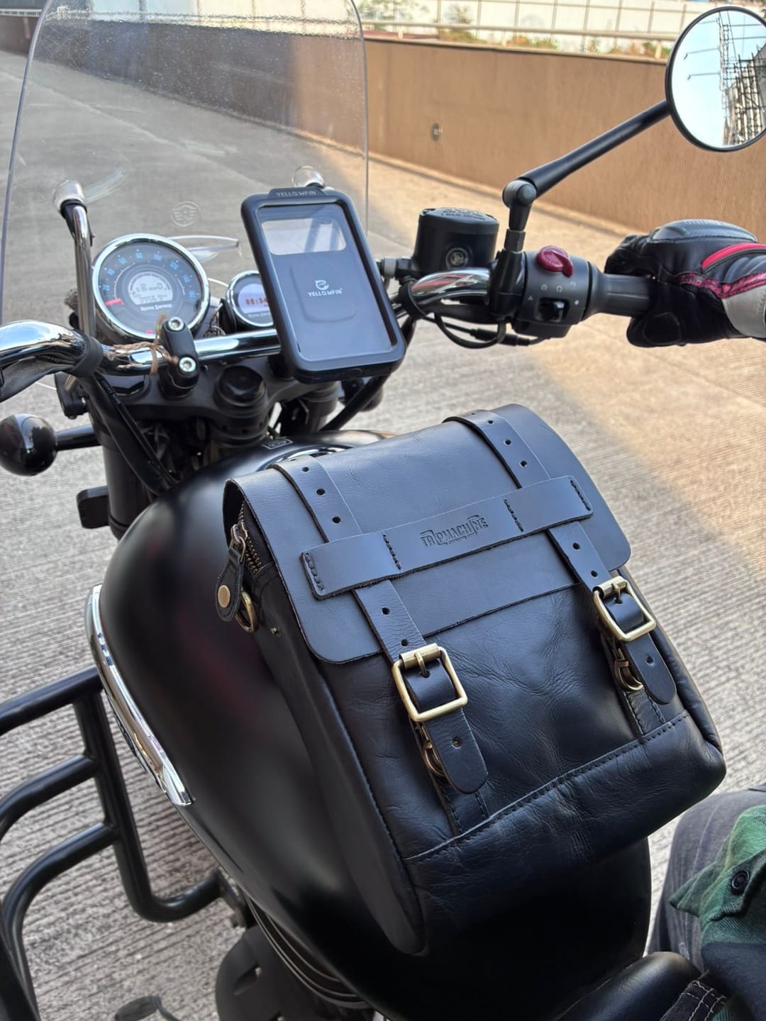Customer photo review of tank and tail bag