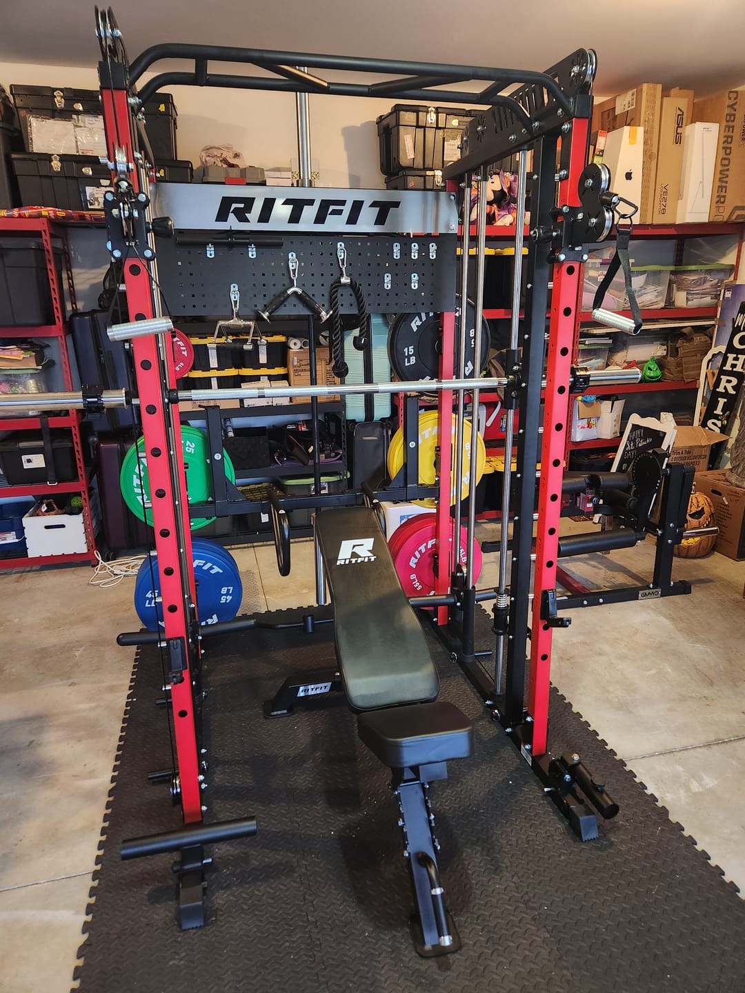 Customer photo review of RitFit PBM1 Pegboard Attachment (Only for M1 PRO)