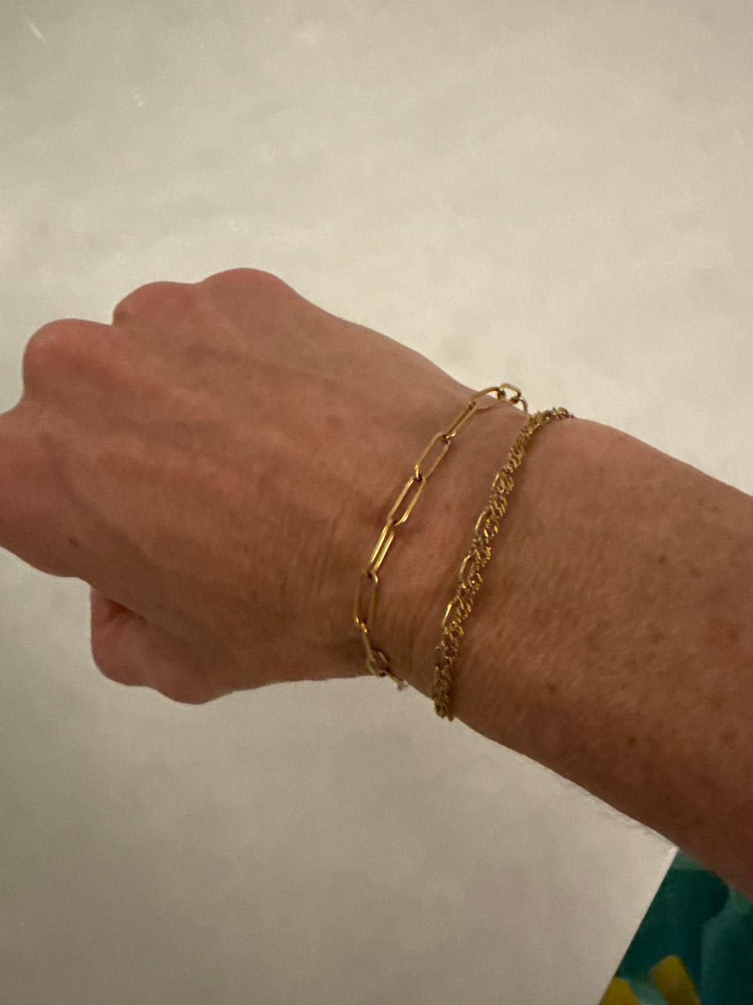 Customer photo review of Maui Paperclip Bracelet (Bundle)