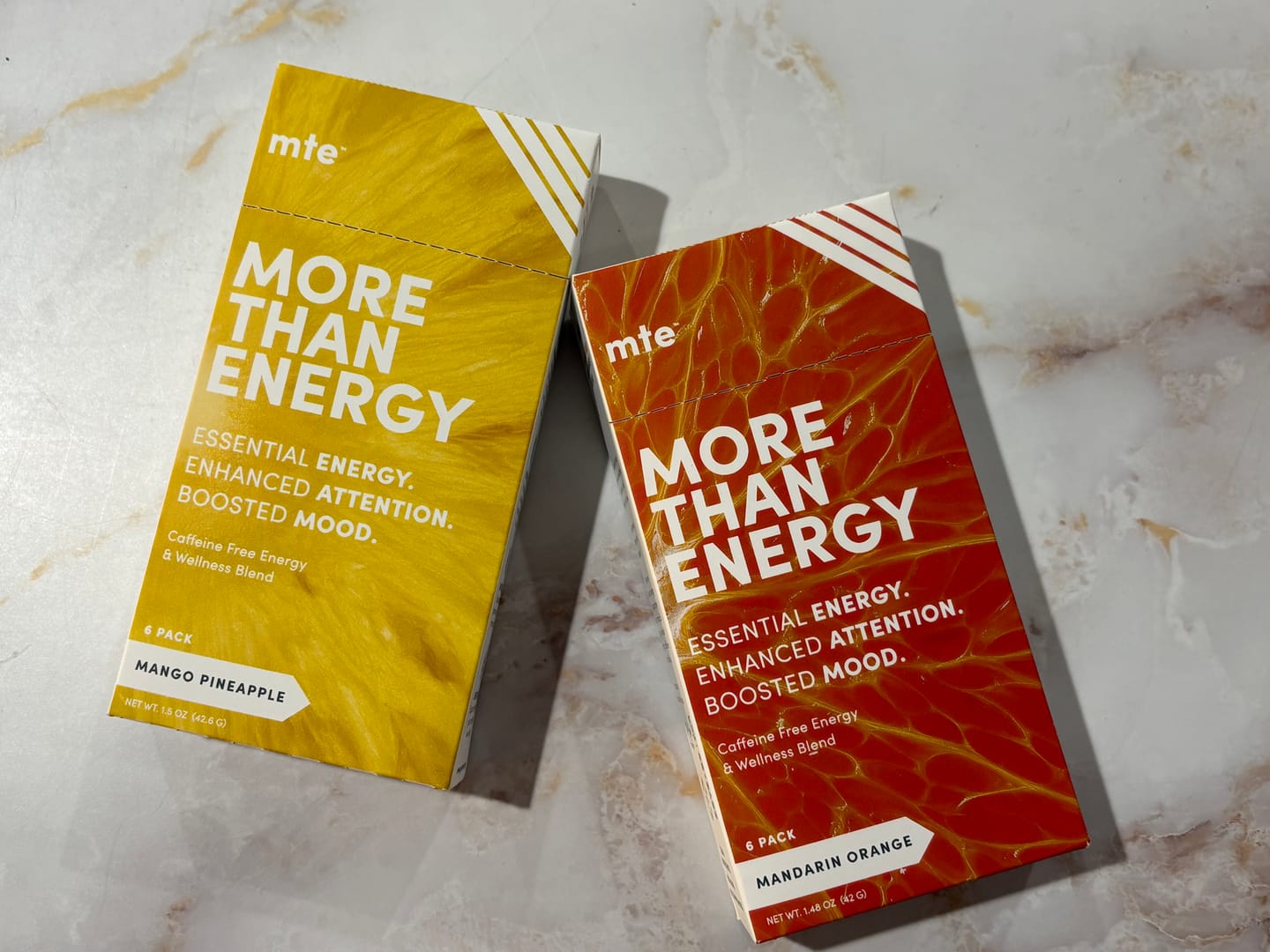 Customer photo review of Caffeine Free Energy Powder (6-Packs)