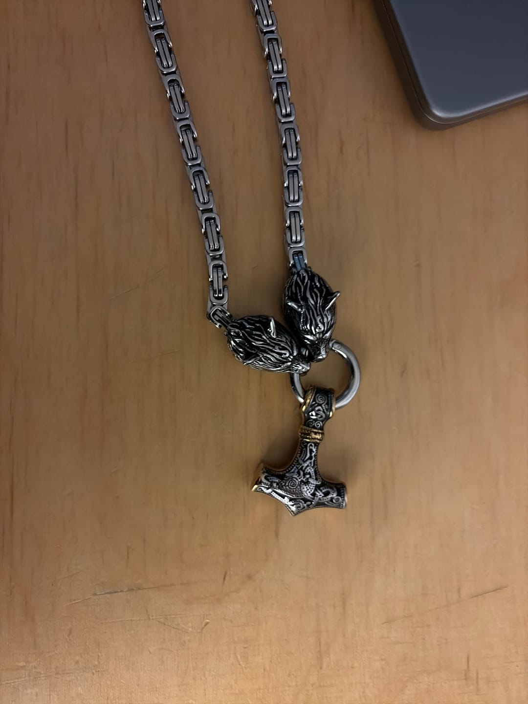 Customer photo review of Mjölnir King Chain