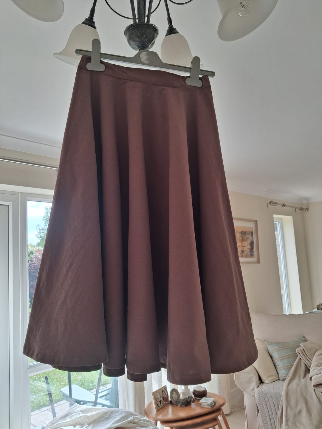 Customer photo review of Linen Feel 100% Cotton Fabric