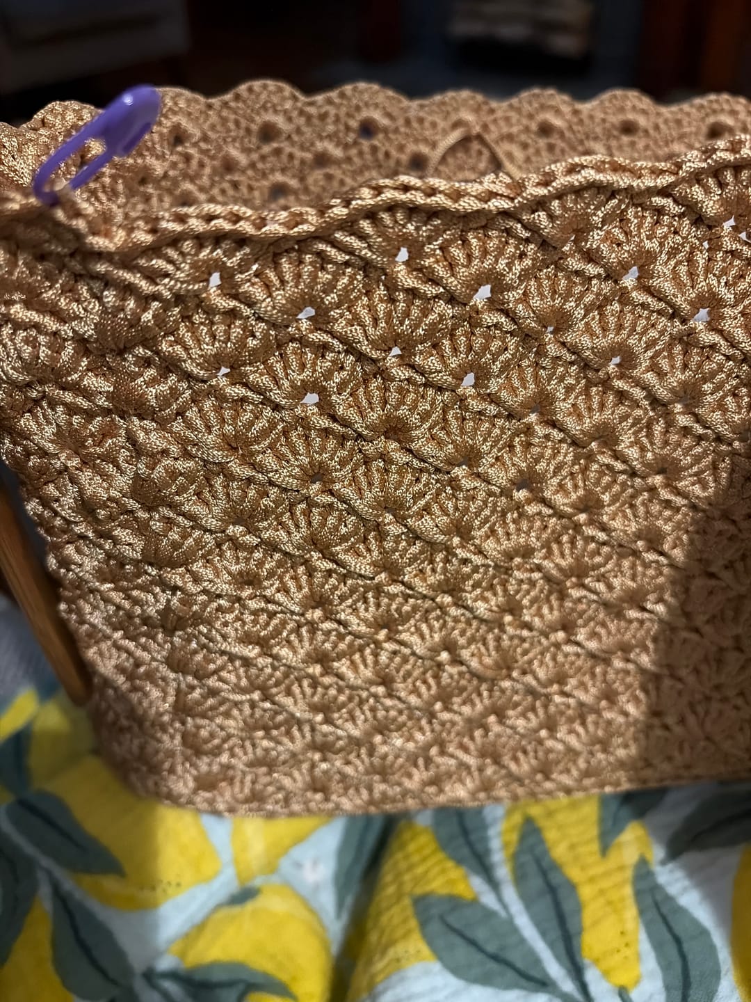 Customer photo review of CrochetPark™ Aveline crochet Shoulder Bag Kit