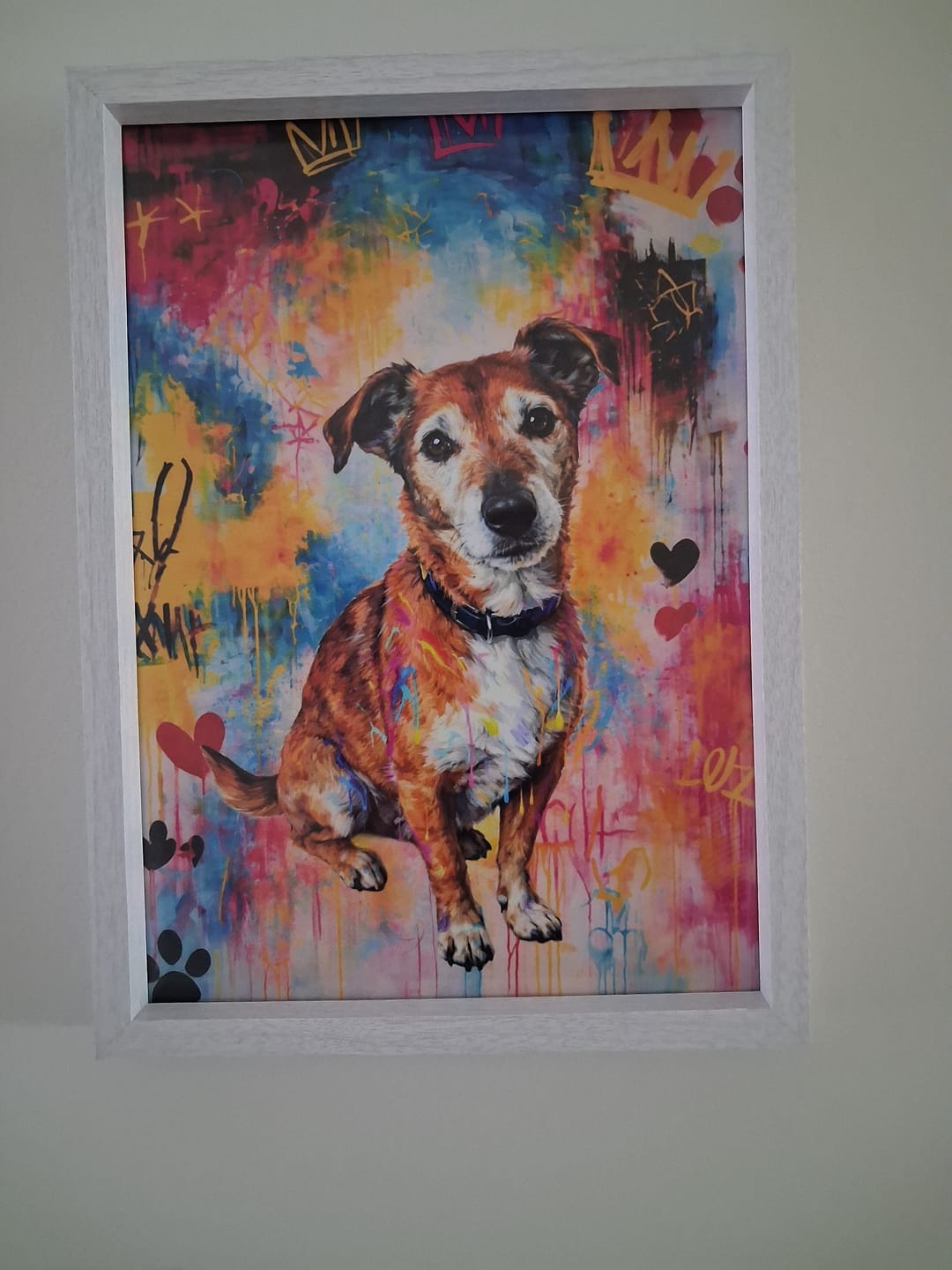 Customer photo review of Graffiti - Gepersonaliseerde Poster