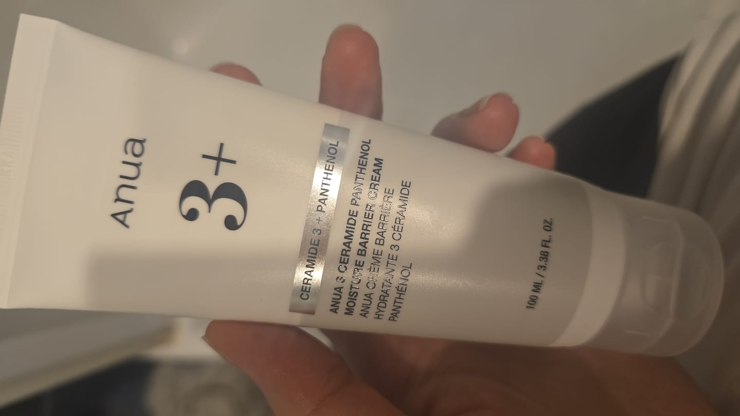 Customer photo review of Atjaunojošs krēms ar keramīdiem un pantenolu Anua 3 Ceramide Panthenol Moisture Barrier Cream