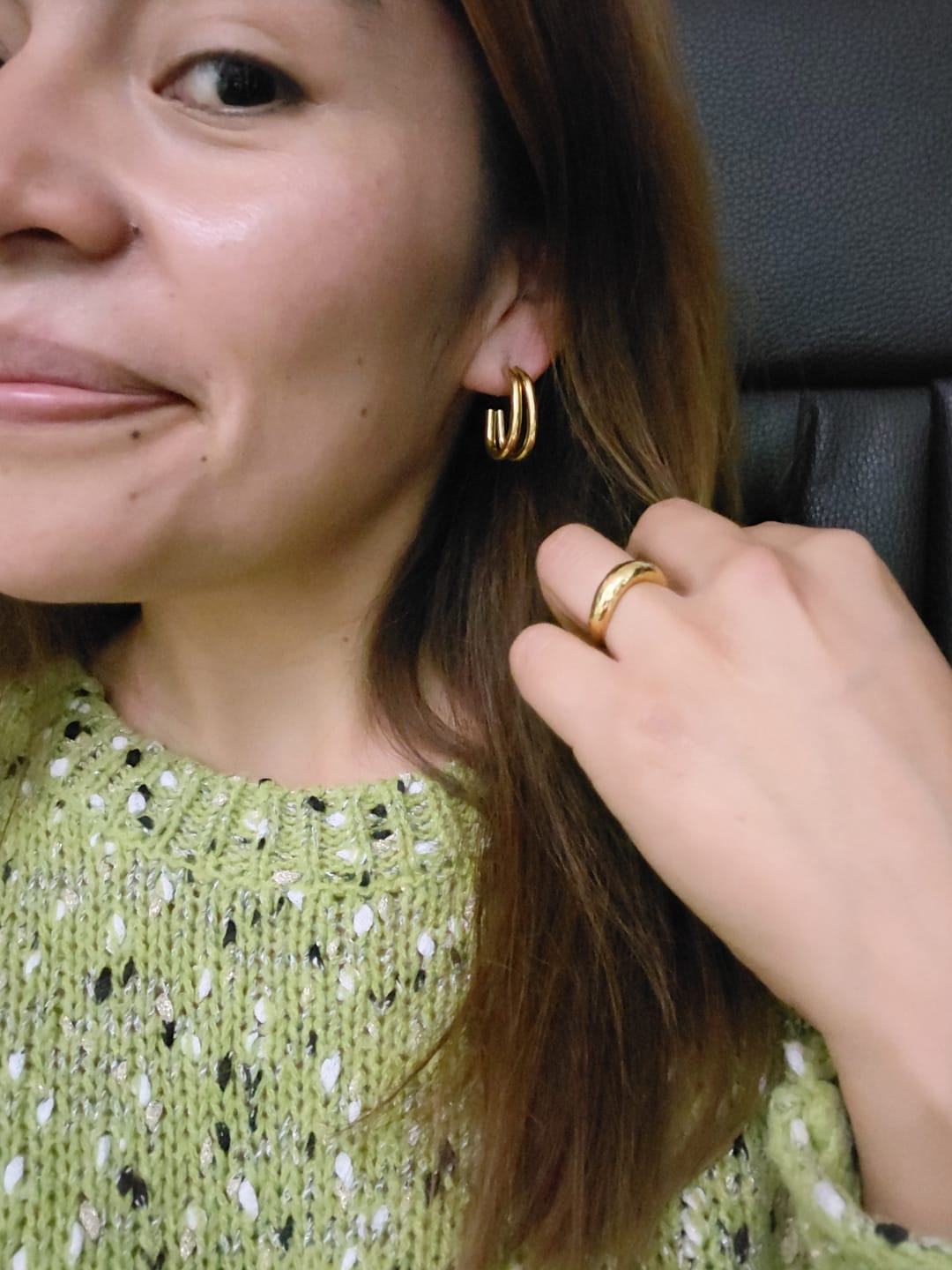 Customer photo review of Aretes Jaydy