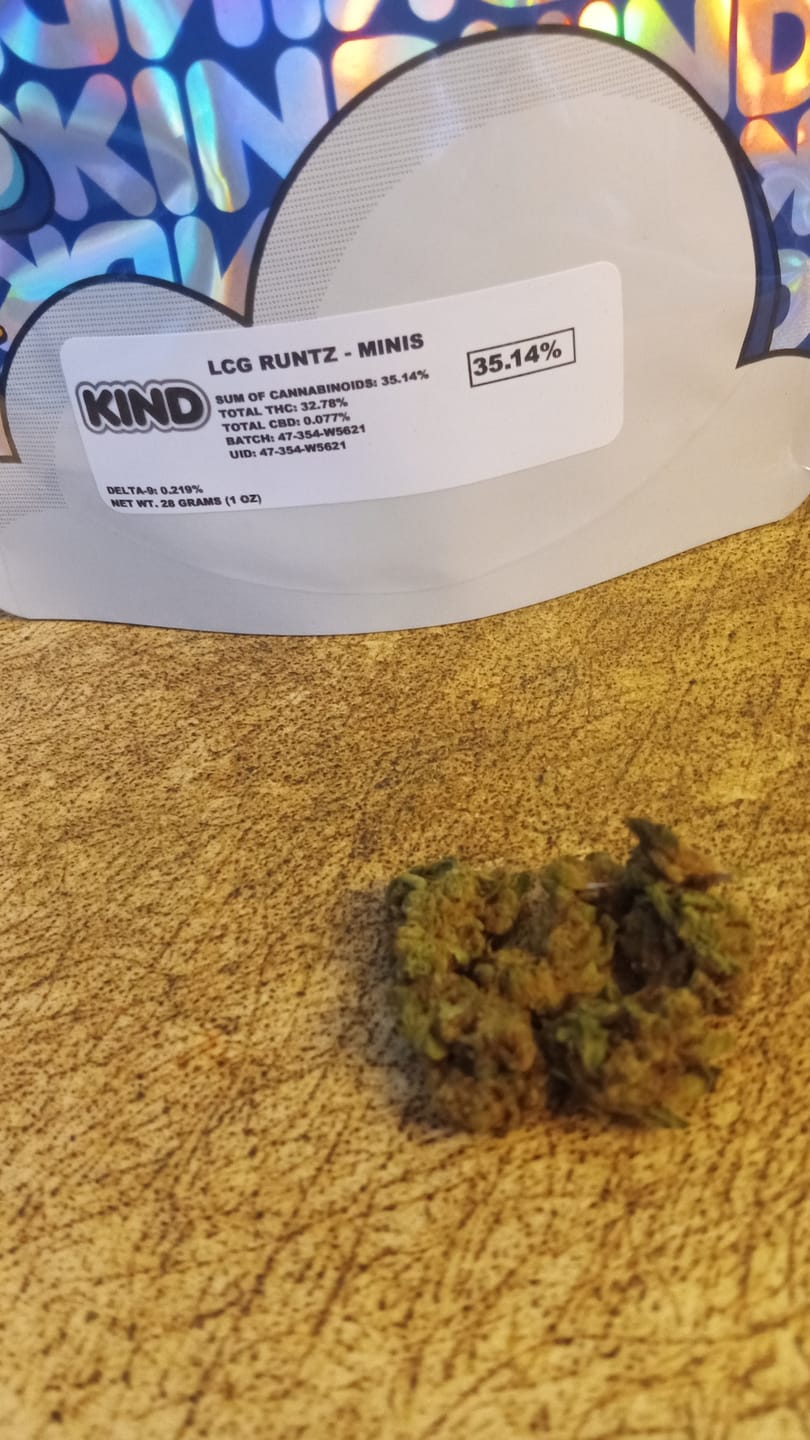 Customer photo review of LCG Runtz - Minis - 28 Grams - Hybrid