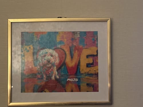 Customer photo review of Personalised Poster - Streetart