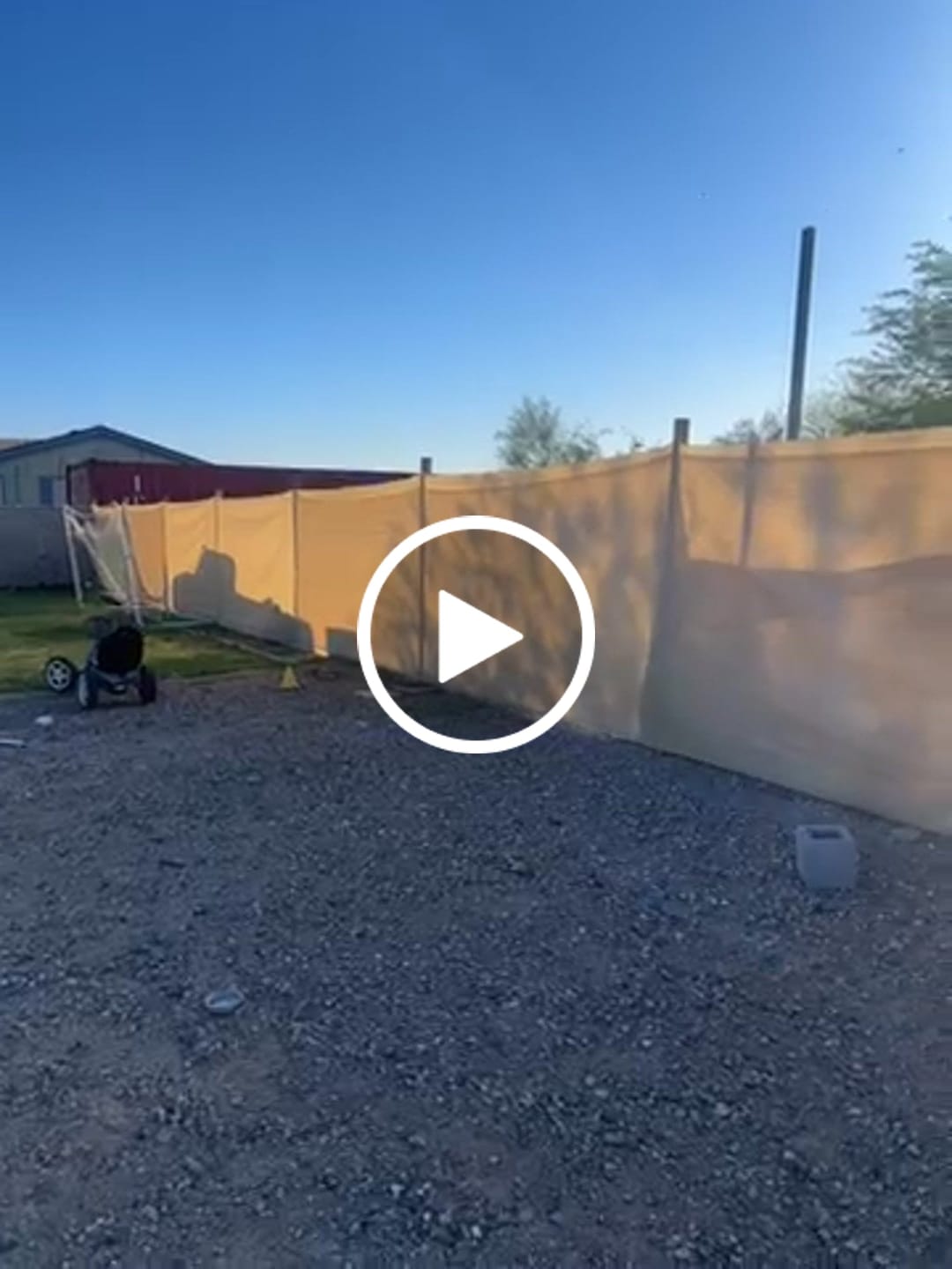 Customer video review of Tan Mesh Roll - 90% Shade